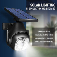 GlowJay solar lighting with adjustable panel and IP65 rating
